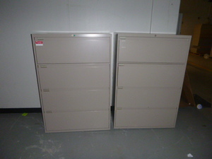 2 4 Drawer Lateral File Cabinets