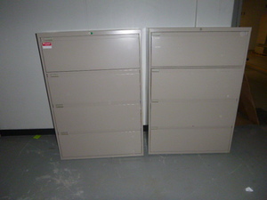 2 4 Drawer Lateral File Cabinets