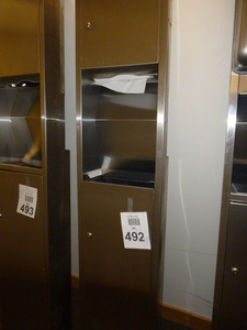 Paper Towel and Garbage Dispenser