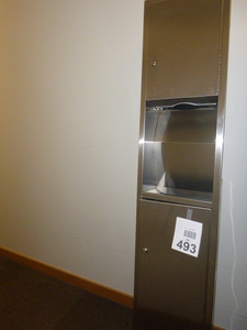 Paper Towel and Garbage Dispenser