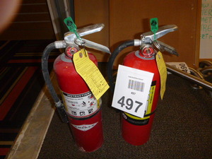 2 Fire Extinguishers
