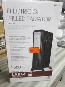 lot 10 image: 1,500-Watt Oil-Filled Radiant Elect...