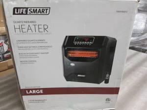 lot 11 image: Life Smart Quartz Infrared Heater o...