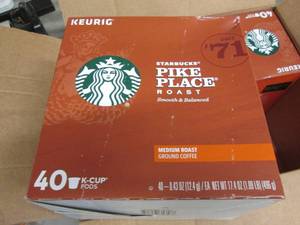lot 26 image: Medium Roast Pike Place K Cups (40-...