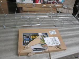 lot 48 image: Grill Plates, Collapsible Metal Fra...