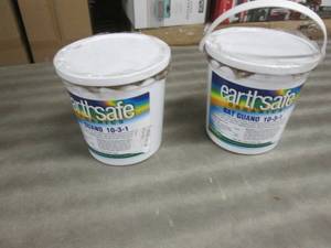 lot 56 image: 2- 2lb Buckets Bat Guano Fertilizer...