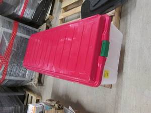 lot 59 image: Christmas Tree Storage Tote with ca...