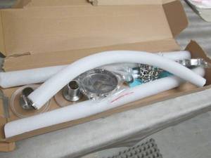 lot 64 image: Shower Curtain Rod with Rings...