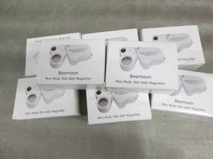 lot 93 image: 8  Mini Multi 30x 60X Magnifiers ...