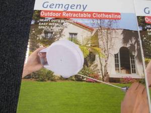 lot 138 image: 3 Gemgeny Retractable Clothelines...