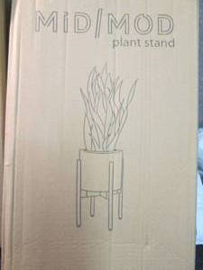 lot 144 image: 2 MidMod Plant Stands...