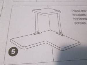 lot 155 image: 6 Sets 2 Tiered Corner Shelves...
