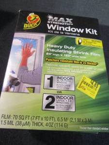 lot 162 image: 7- Duck Max Strength Window Kits fo...