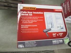 lot 227 image: 7 Frost King 84x110 Clear Plastic P...