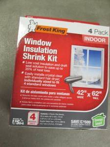 lot 237 image: 7- 4pks Frost king Window Insulatio...
