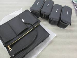 lot 240 image: Handbag organizers, 4 Caseling Zip ...