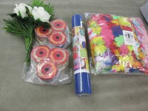 lot 261 image: Multipurpose Fabric, Craft Flowers,...