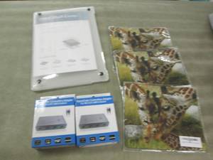 lot 262 image: Hard Shell Lap Top Case, 3 Mouse pa...