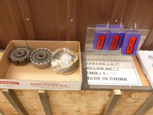 Flat of clutches & stator. As shown.