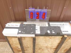 Qty of 2 ATV winch plates. 1 portable & 1 stationary. As shown.