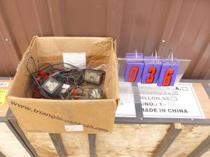 Box of Power Wheels chargers. 6 & 12 volt. As shown.