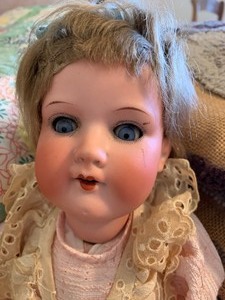 lot 28 image: German Antique Doll - Sleepy Eyes