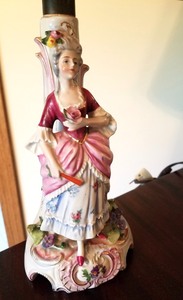 lot 34 image: Pair of Figural Vintage Lamps