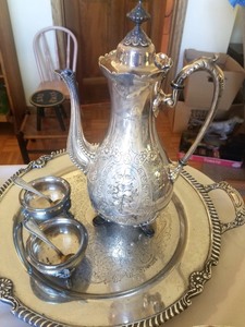 lot 41 image: Silver Plate- Large Lot of Items.