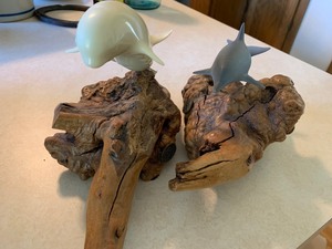lot 59 image: Two John Perry Marine Animal Figurines