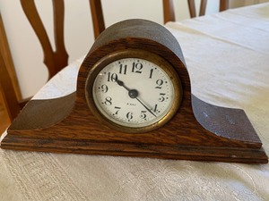 lot 70 image: Two Vintage Wooden Eight-Day Clocks