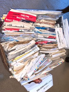 lot 81 image: Lot of vintage patterns