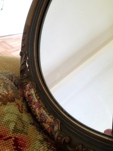 lot 61 image: Antique Decorative Mirror