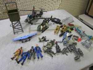 Assorted Action Figures Chopper Etc...
