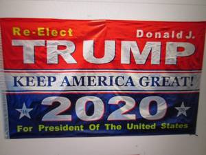 3 ft x 5 ft Re-Elect Trump 2020 Kee...