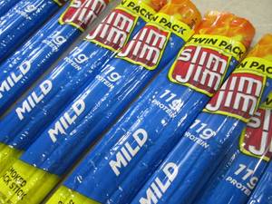 10 Slim Jim Twin Pack Mild Smoked S...