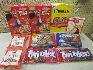Lot of Assorted Cereal Cookies Etc ...