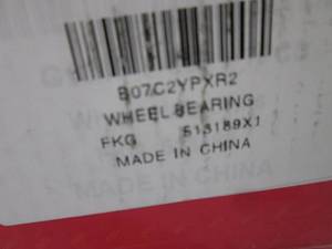 Wheel Hub Bearing Damaged Box  EC1...