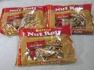 3 Bags of Bite Size Salted Nut Roll...