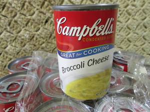 12 Cans of Campbells Broccoli Chees...