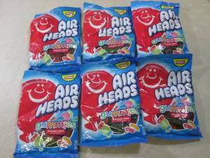 6 Bags of Air Heads Gummies Origina...