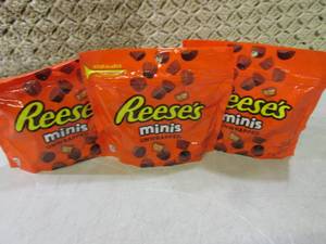 3 Bags of Reeses Minis Unwrapped Be...