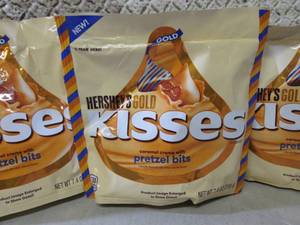 3 Bags of Hersheys Gold Kisses with...
