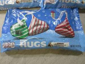 3 Bags of Hersheys Hugs Best by Aug...