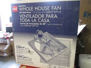 Master Flow 6000 CFM 30 Belt Drive...