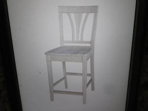 24 Unfinished Wood Bar Stool Open ...