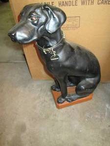 lot 48 image: Duchess The Dog (Black Lab) Ceramic...