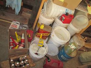 lot 63 image: Full Propane Tank, 12 Bottles of  P...