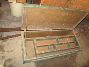 lot 78 image: Homemade Wood Trunk All One Piece W...