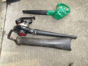 lot 156 image: Electric Leaf Blowers See Photos...