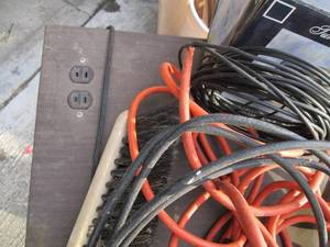 lot 159 image: Folding Electric Work Table, Light,...